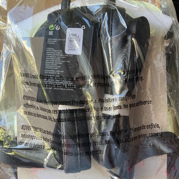 LOUNGEFLY  MICKEY MOUSE GLOW IN THE DARK BACKPACK NWT - Picture 2 of 2